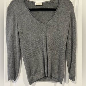 Designer Chado Ralph Rucci Cashmere sweater, grey, Sample Size 0